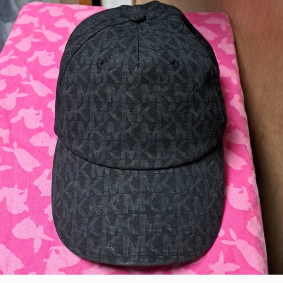 Michael Kors Accessories - Michael Kors Dark Gray Monogram Hat